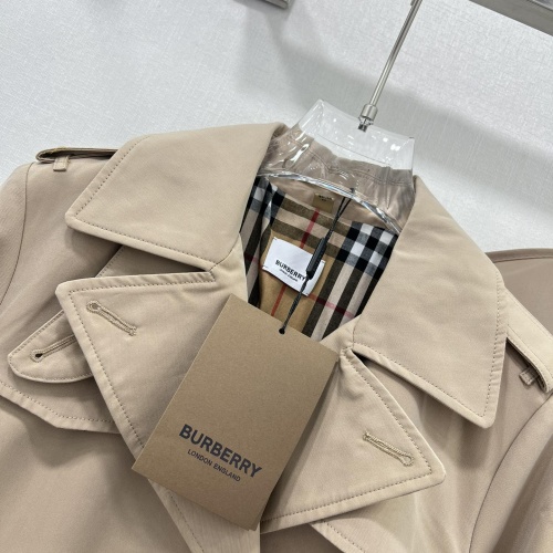 Replica Burberry Trench Coat Long Sleeved For Women #1228488 $170.00 USD for Wholesale