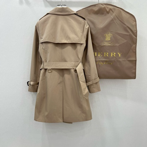 Replica Burberry Trench Coat Long Sleeved For Women #1228488 $170.00 USD for Wholesale