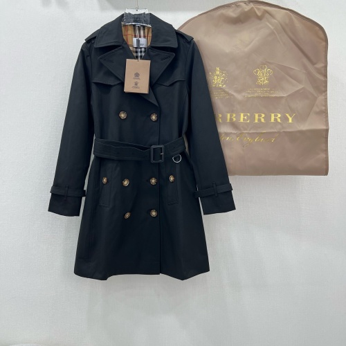 Wholesale Burberry Trench Coat Long Sleeved For Women #1228489 $170.00 USD, Wholesale Quality Replica Burberry Trench Coat