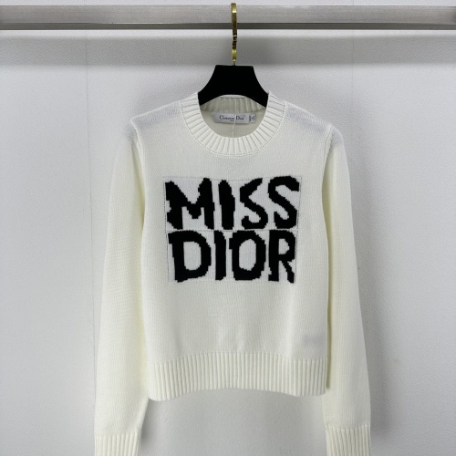 Wholesale Christian Dior Sweaters Long Sleeved For Women #1228503 $88.00 USD, Wholesale Quality Replica Christian Dior Sweaters