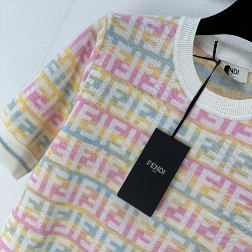 Replica Fendi Sweaters Short Sleeved For Women #1228515 $88.00 USD for Wholesale