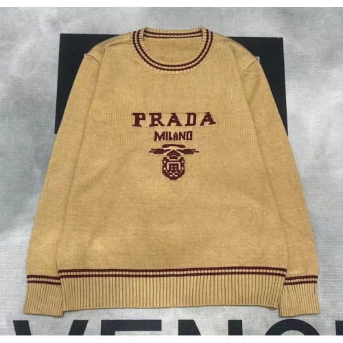 Wholesale Prada Sweater Long Sleeved For Women #1228554 $64.00 USD, Wholesale Quality Replica Prada Sweater