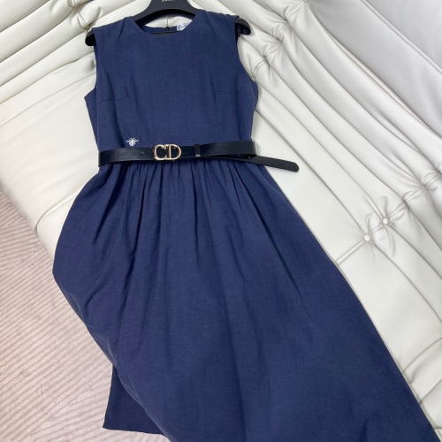 Wholesale Christian Dior Dresses Sleeveless For Women #1228677 $92.00 USD, Wholesale Quality Replica Christian Dior Dresses