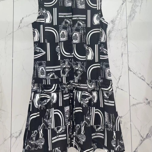 Wholesale Hermes Dresses Sleeveless For Women #1228685 $80.00 USD, Wholesale Quality Replica Hermes Dresses