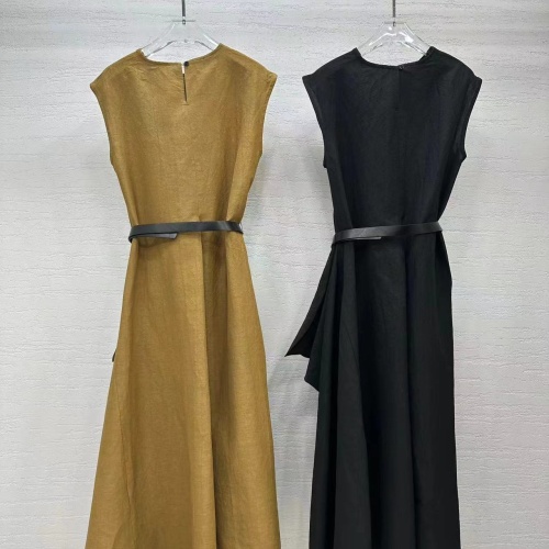 Replica Prada Dresses Sleeveless For Women #1228709 $140.00 USD for Wholesale