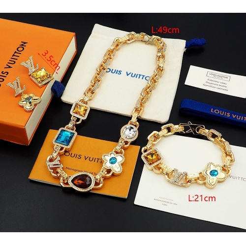 Wholesale Louis Vuitton LV Jewelry Set For Women #1228970 $88.00 USD, Wholesale Quality Replica Louis Vuitton LV Jewelry Set