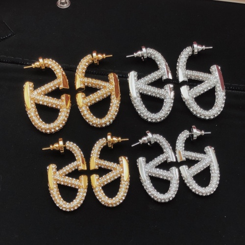 Replica Valentino Earrings For Women #1228982 $34.00 USD for Wholesale