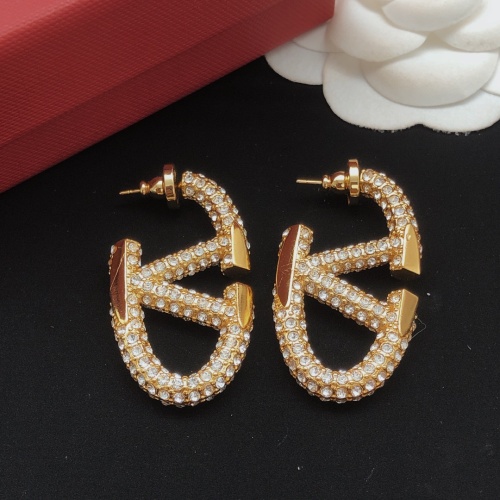 Replica Valentino Earrings For Women #1228983 $38.00 USD for Wholesale