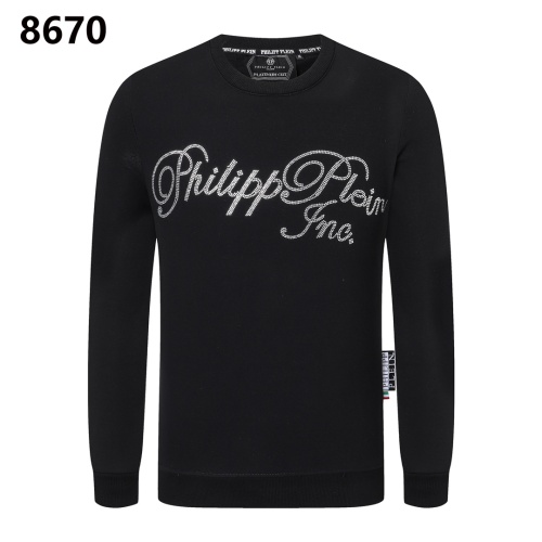 Wholesale Philipp Plein PP Hoodies Long Sleeved For Men #1229072 $45.00 USD, Wholesale Quality Replica Philipp Plein PP Hoodies