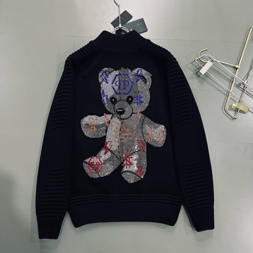 Wholesale Philipp Plein PP Jackets Long Sleeved For Men #1229150 $102.00 USD, Wholesale Quality Replica Philipp Plein PP Jackets