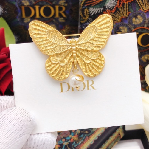 Replica Christian Dior Brooches For Women #1229355 $29.00 USD for Wholesale