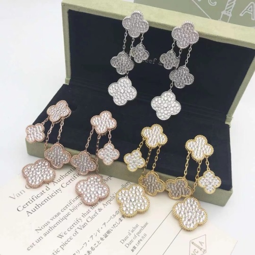 Replica Van Cleef & Arpels Earrings For Women #1229468 $39.00 USD for Wholesale