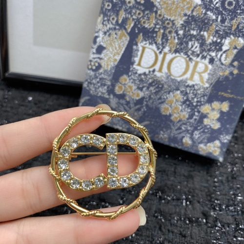 Replica Christian Dior Brooches For Women #1229766 $32.00 USD for Wholesale