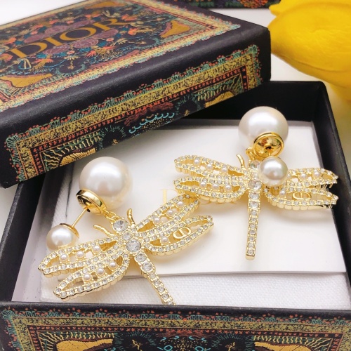 Replica Christian Dior Earrings For Women #1229774 $29.00 USD for Wholesale