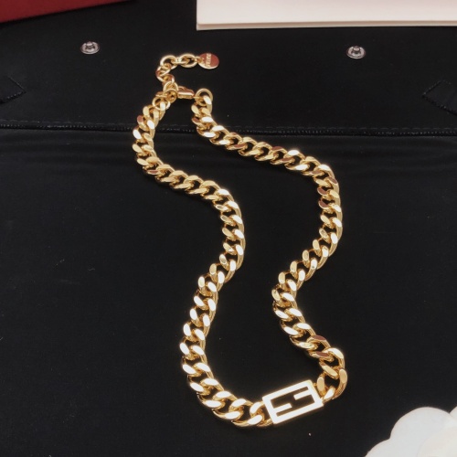 Wholesale Fendi Necklaces #1229798 $34.00 USD, Wholesale Quality Replica Fendi Necklaces