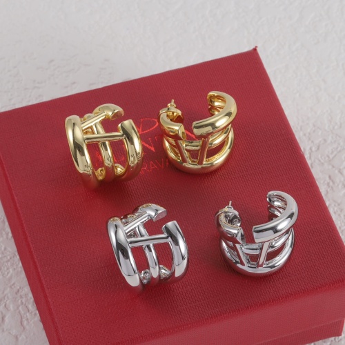 Replica Valentino Earrings For Women #1229836 $32.00 USD for Wholesale