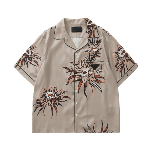 Wholesale Prada Shirts Short Sleeved For Unisex #1229843 $108.00 USD, Wholesale Quality Replica Prada Shirts