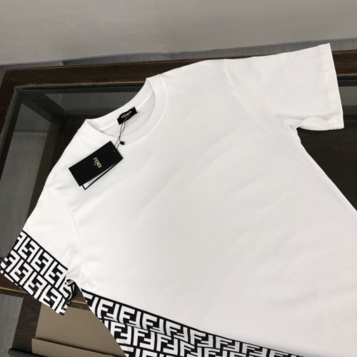 Replica Fendi T-Shirts Short Sleeved For Unisex #1229847 $39.00 USD for Wholesale