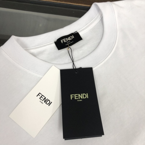 Replica Fendi T-Shirts Short Sleeved For Unisex #1229847 $39.00 USD for Wholesale