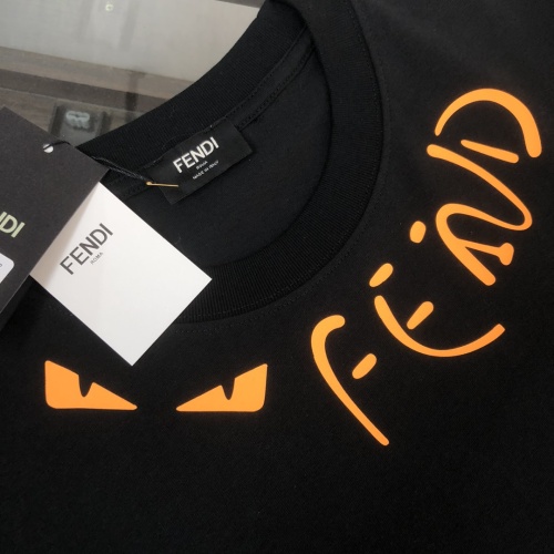 Replica Fendi T-Shirts Short Sleeved For Unisex #1229850 $39.00 USD for Wholesale