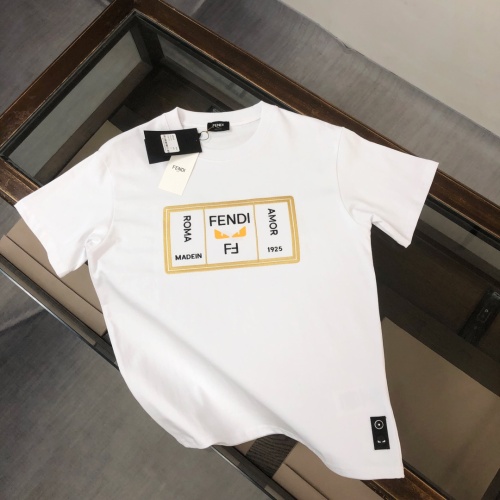 Wholesale Fendi T-Shirts Short Sleeved For Unisex #1229851 $39.00 USD, Wholesale Quality Replica Fendi T-Shirts