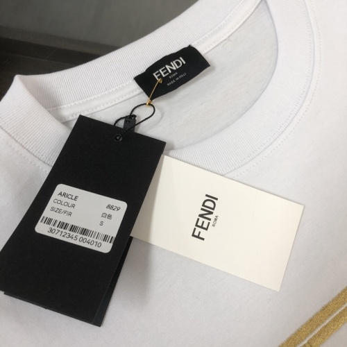 Replica Fendi T-Shirts Short Sleeved For Unisex #1229851 $39.00 USD for Wholesale