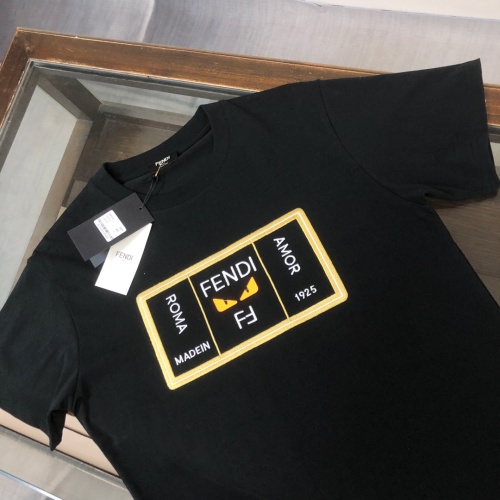 Replica Fendi T-Shirts Short Sleeved For Unisex #1229853 $39.00 USD for Wholesale