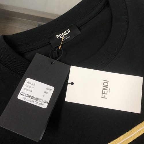 Replica Fendi T-Shirts Short Sleeved For Unisex #1229853 $39.00 USD for Wholesale