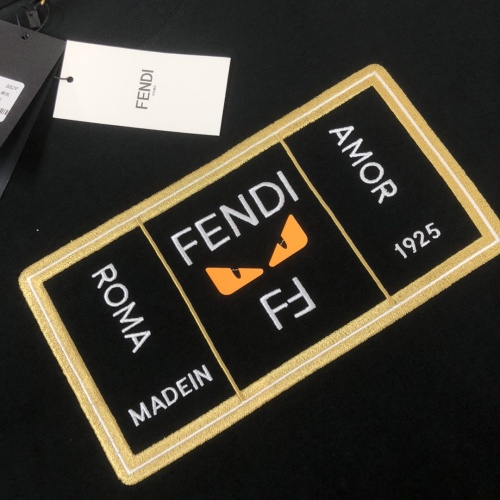 Replica Fendi T-Shirts Short Sleeved For Unisex #1229853 $39.00 USD for Wholesale