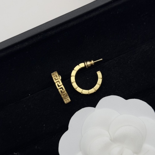 Wholesale Versace Earrings For Women #1229898 $25.00 USD, Wholesale Quality Replica Versace Earrings