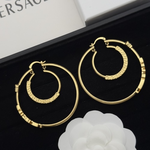 Wholesale Versace Earrings For Women #1229943 $34.00 USD, Wholesale Quality Replica Versace Earrings