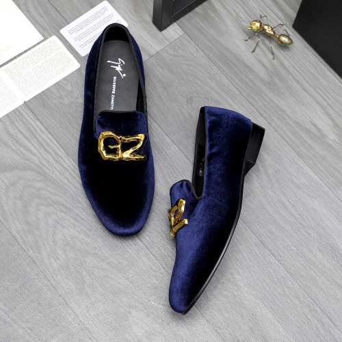 Wholesale Giuseppe Zanotti GZ Leather Shoes For Men #1230308 $76.00 USD, Wholesale Quality Replica Giuseppe Zanotti GZ Leather Shoes