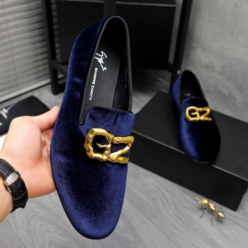 Replica Giuseppe Zanotti GZ Leather Shoes For Men #1230308 $76.00 USD for Wholesale