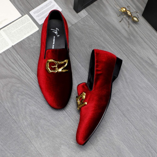 Wholesale Giuseppe Zanotti GZ Leather Shoes For Men #1230309 $76.00 USD, Wholesale Quality Replica Giuseppe Zanotti GZ Leather Shoes