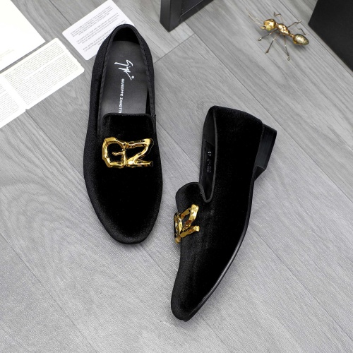 Wholesale Giuseppe Zanotti GZ Leather Shoes For Men #1230310 $76.00 USD, Wholesale Quality Replica Giuseppe Zanotti GZ Leather Shoes