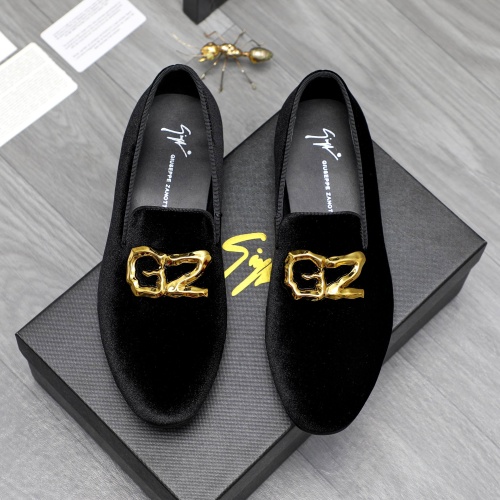 Replica Giuseppe Zanotti GZ Leather Shoes For Men #1230310 $76.00 USD for Wholesale