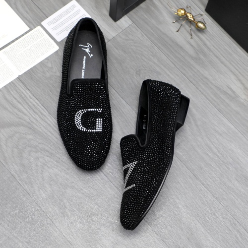 Replica Giuseppe Zanotti GZ Leather Shoes For Men #1230311 $76.00 USD for Wholesale