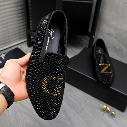 Replica Giuseppe Zanotti GZ Leather Shoes For Men #1230312 $76.00 USD for Wholesale