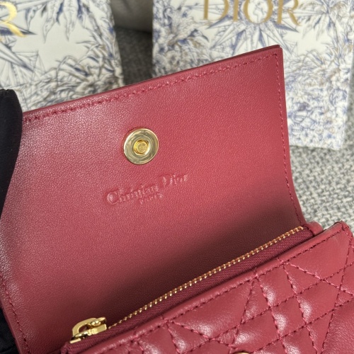 Replica Christian Dior AAA Wallets For Women #1230318 $85.00 USD for Wholesale