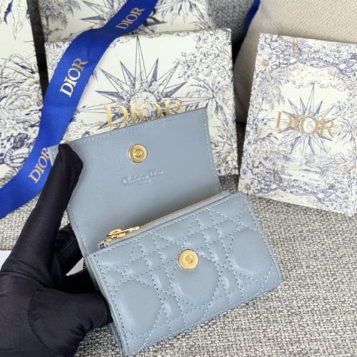 Replica Christian Dior AAA Wallets For Women #1230319 $85.00 USD for Wholesale