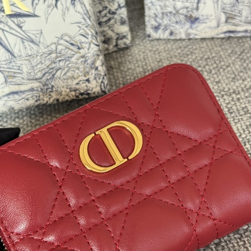 Replica Christian Dior AAA Wallets For Women #1230330 $92.00 USD for Wholesale