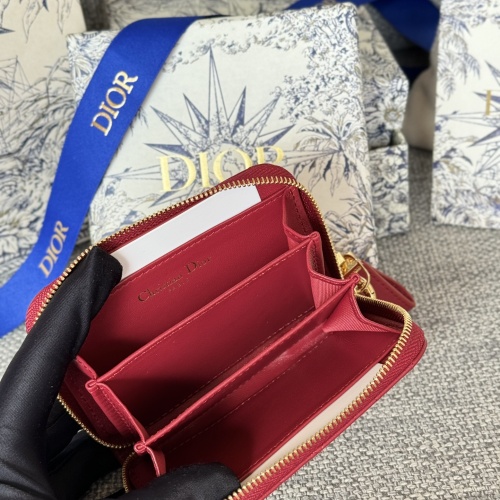 Replica Christian Dior AAA Wallets For Women #1230330 $92.00 USD for Wholesale