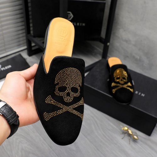 Replica Philipp Plein PP Slippers For Men #1230348 $72.00 USD for Wholesale