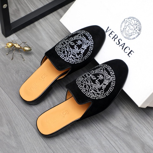 Replica Versace Slippers For Men #1230351 $72.00 USD for Wholesale