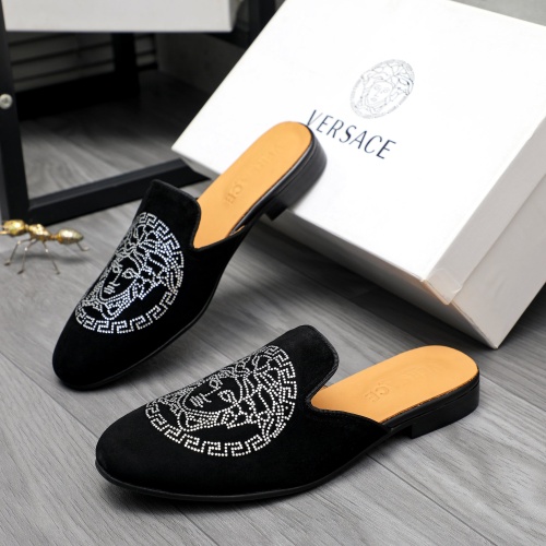 Replica Versace Slippers For Men #1230351 $72.00 USD for Wholesale