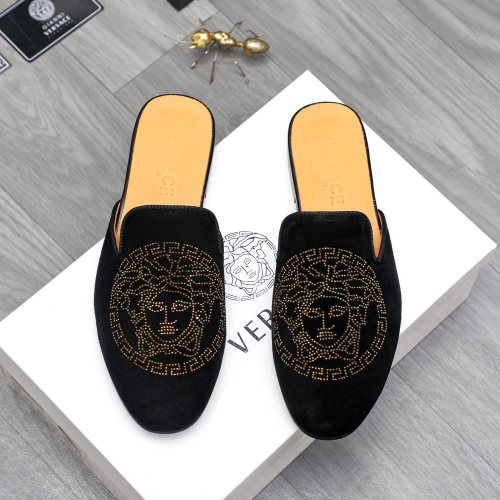 Replica Versace Slippers For Men #1230352 $72.00 USD for Wholesale