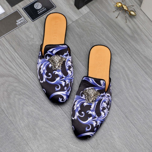 Wholesale Versace Slippers For Men #1230353 $72.00 USD, Wholesale Quality Replica Versace Slippers