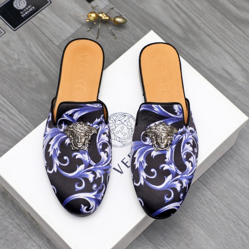 Replica Versace Slippers For Men #1230353 $72.00 USD for Wholesale