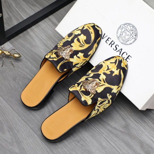 Replica Versace Slippers For Men #1230354 $72.00 USD for Wholesale