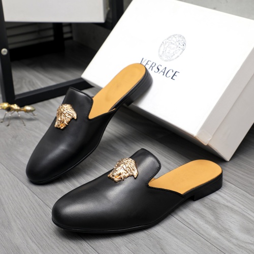 Replica Versace Slippers For Men #1230355 $72.00 USD for Wholesale